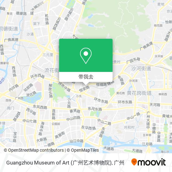 Guangzhou Museum of Art (广州艺术博物院)地图