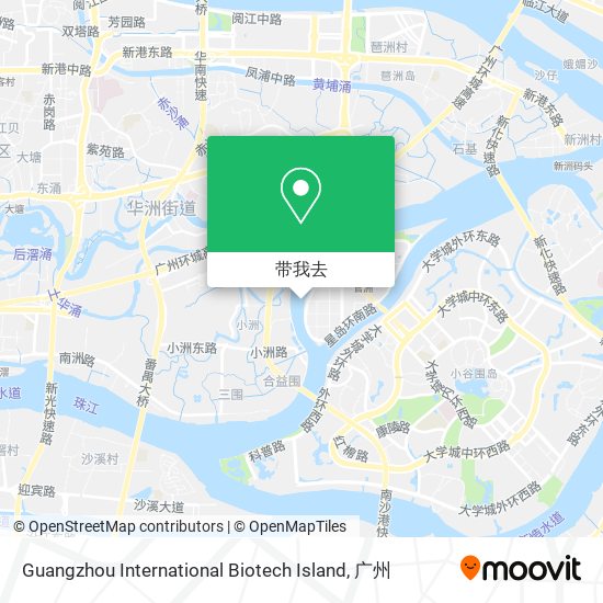 Guangzhou International Biotech Island地图