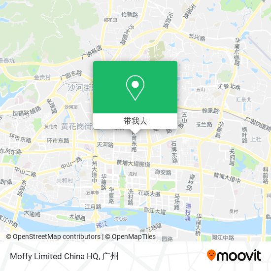 Moffy Limited China HQ地图