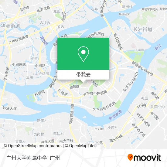 广州大学附属中学地图