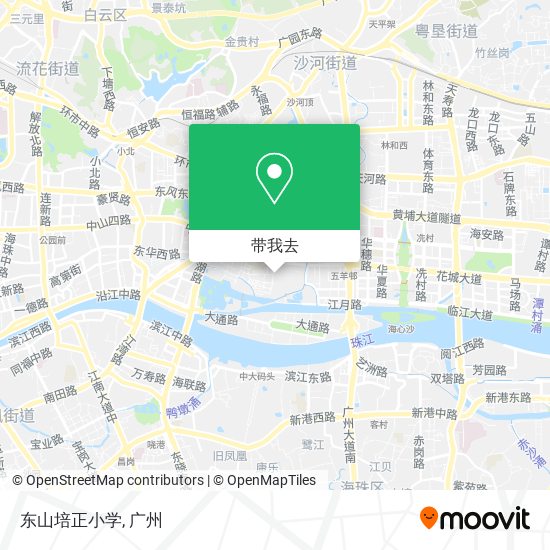 东山培正小学地图