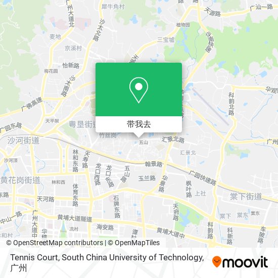 Tennis Court, South China University of Technology地图