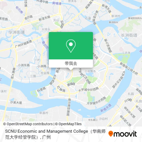 SCNU Economic and Management College（华南师范大学经管学院）地图