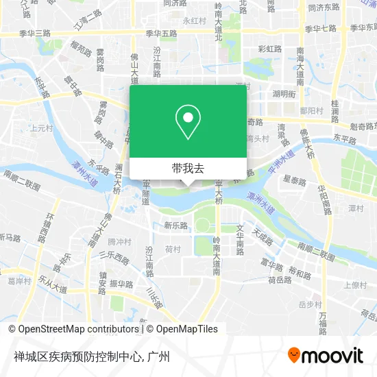 禅城区疾病预防控制中心地图