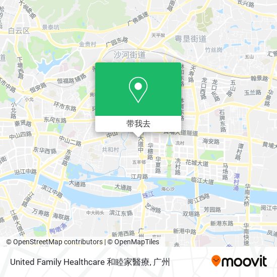 United Family Healthcare 和睦家醫療地图