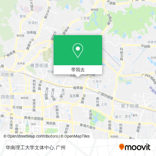 华南理工大学文体中心地图