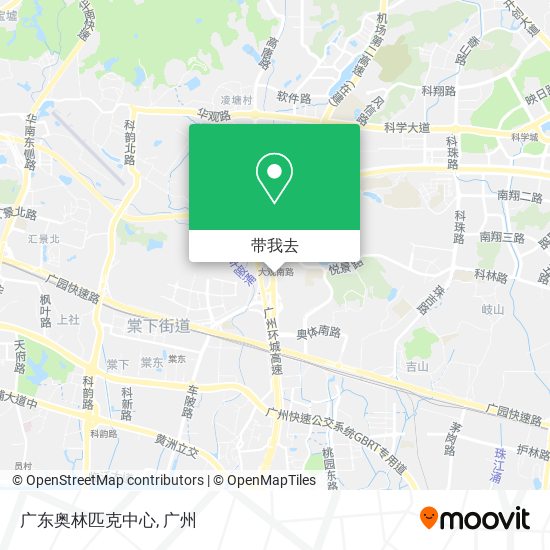 广东奥林匹克中心地图