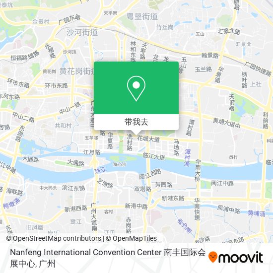 Nanfeng International Convention Center 南丰国际会展中心地图