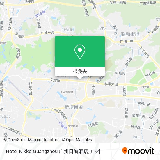 Hotel Nikko Guangzhou 广州日航酒店地图