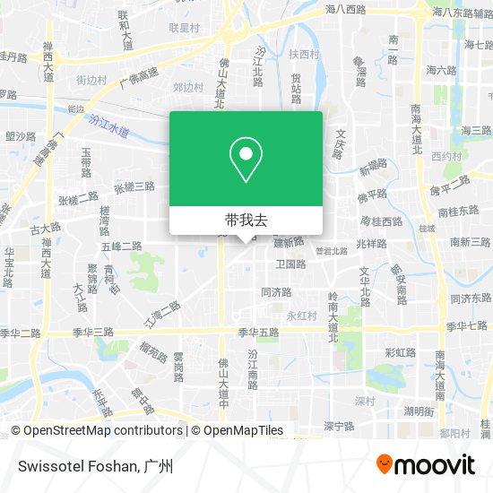 Swissotel Foshan地图
