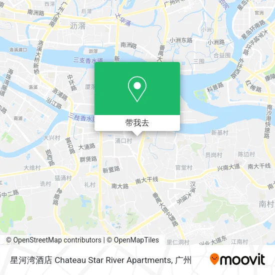 星河湾酒店 Chateau Star River Apartments地图