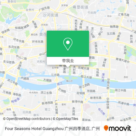 Four Seasons Hotel Guangzhou 广州四季酒店地图
