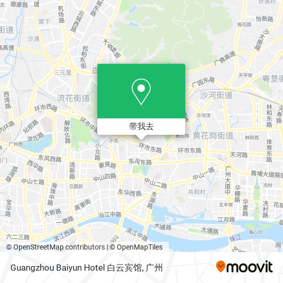 Guangzhou Baiyun Hotel 白云宾馆地图