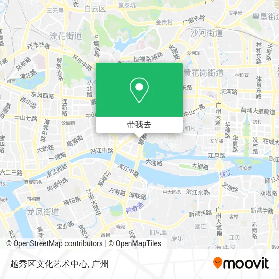 越秀区文化艺术中心地图