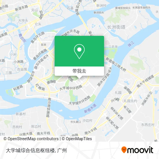 大学城综合信息枢纽楼地图