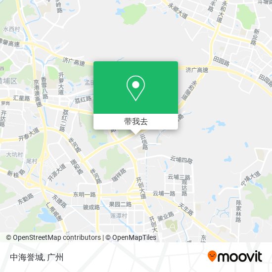 中海誉城地图