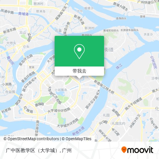 广中医教学区（大学城）地图