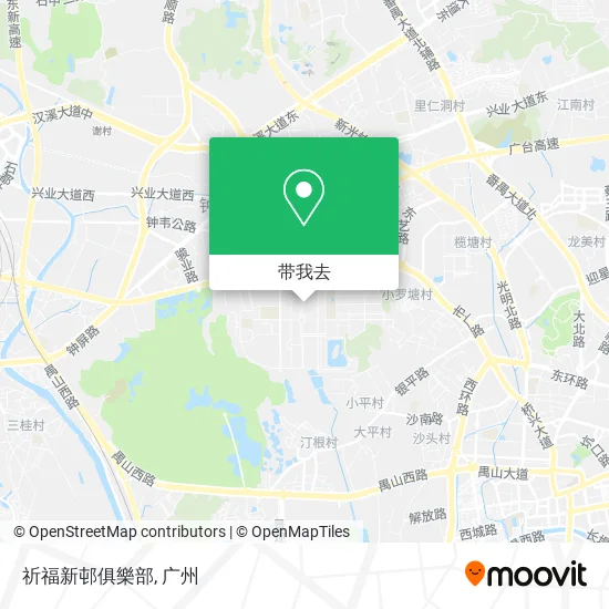 祈福新邨俱樂部地图