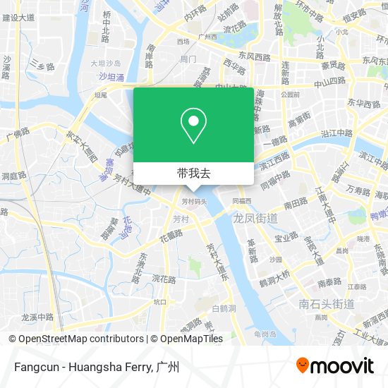 Fangcun - Huangsha Ferry地图