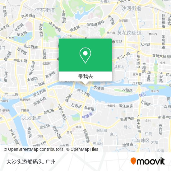大沙头游船码头地图
