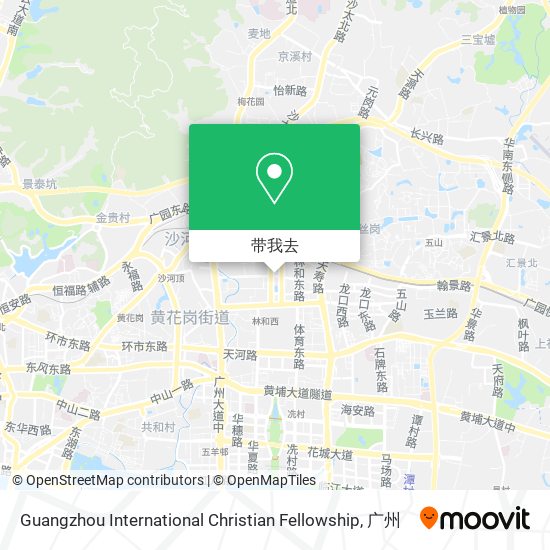 Guangzhou International Christian Fellowship地图