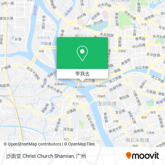 沙面堂 Christ Church Shamian地图