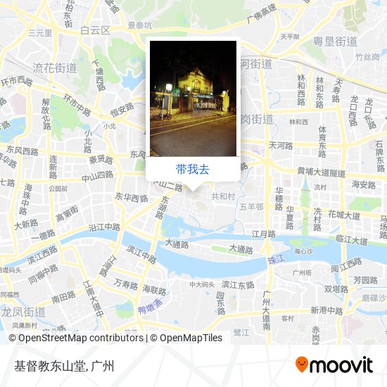 基督教东山堂地图