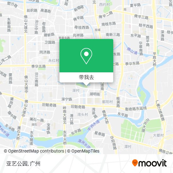 亚艺公园地图