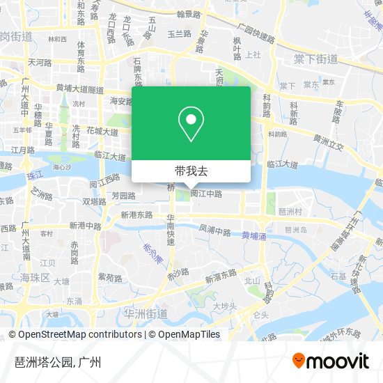 琶洲塔公园地图