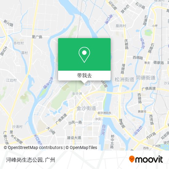 浔峰岗生态公园地图