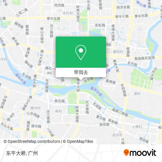 东平大桥地图