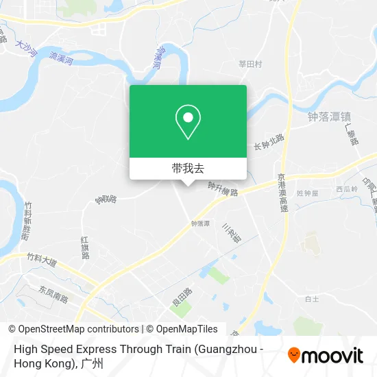 High Speed Express Through Train (Guangzhou - Hong Kong)地图