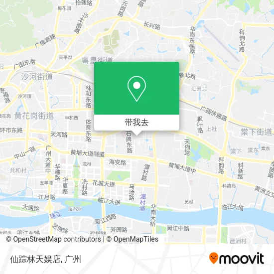 仙踪林天娱店地图