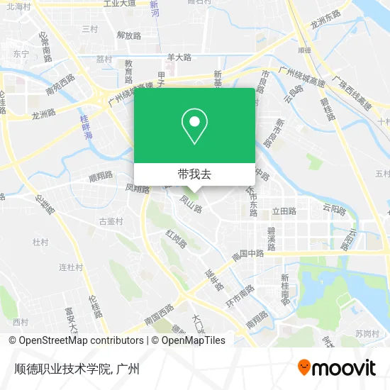 顺德职业技术学院地图