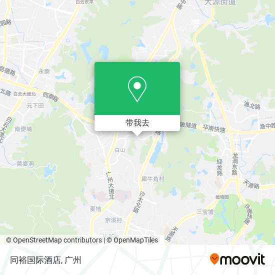 同裕国际酒店地图