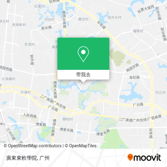 廣東東軟學院地图