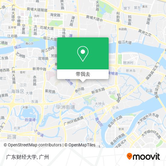 广东财经大学地图