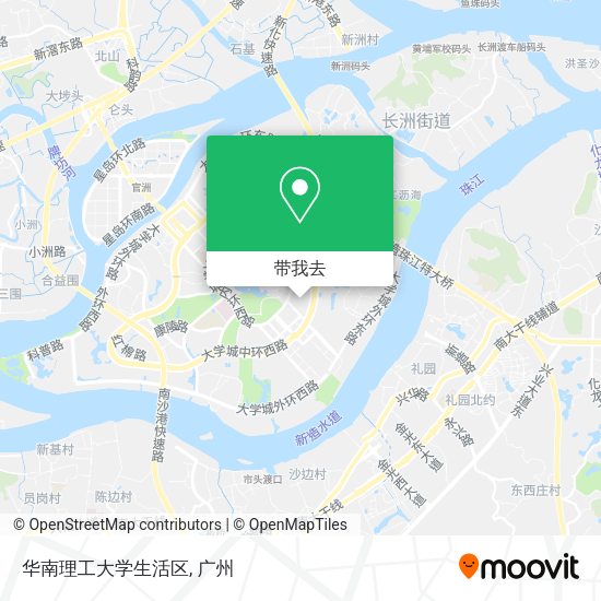 华南理工大学生活区地图