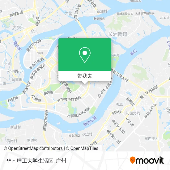 华南理工大学生活区地图