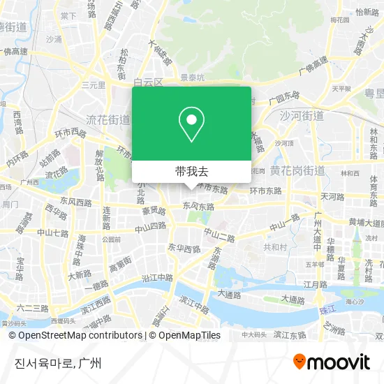 진서육마로地图