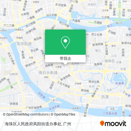 海珠区人民政府凤阳街道办事处地图