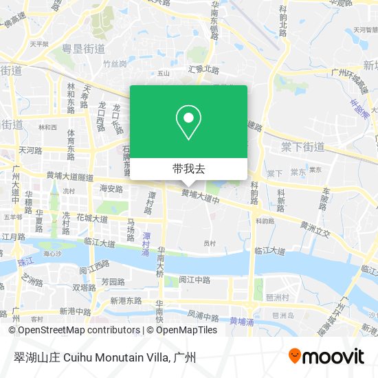 翠湖山庄 Cuihu Monutain Villa地图