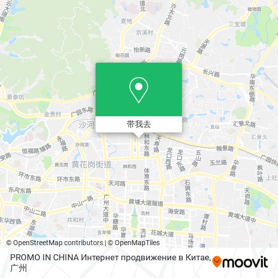 PROMO IN CHINA Интернет продвижение в Китае地图