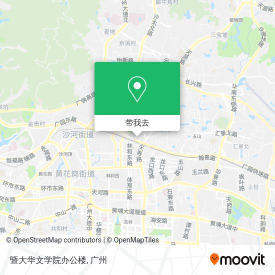 暨大华文学院办公楼地图