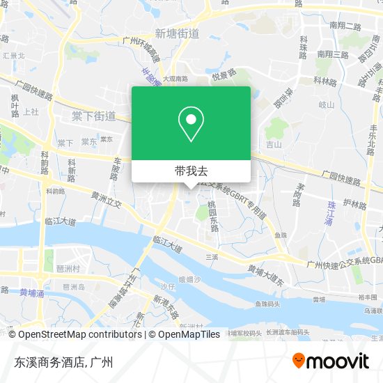 东溪商务酒店地图