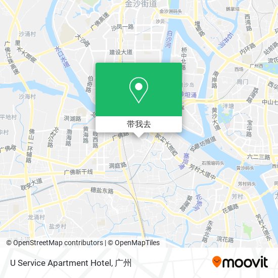 U Service Apartment Hotel地图