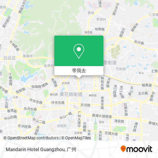 Mandarin Hotel Guangzhou地图