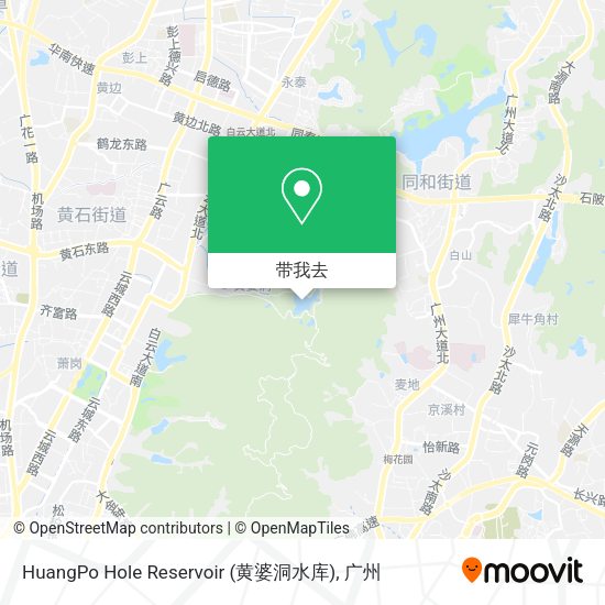 HuangPo Hole Reservoir (黄婆洞水库)地图