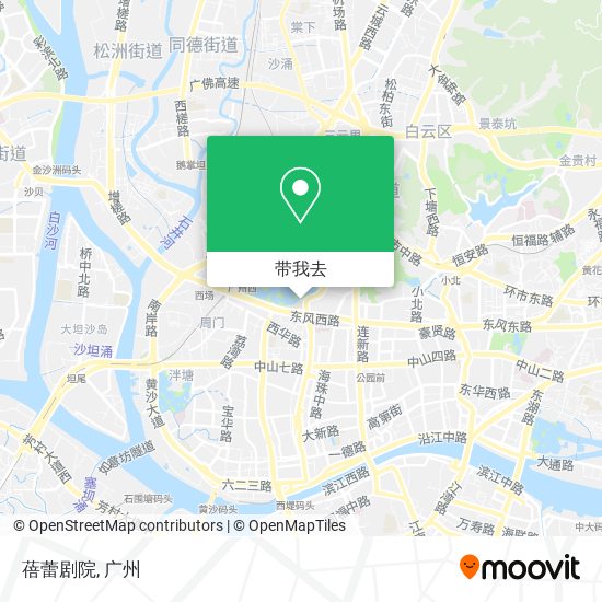 蓓蕾剧院地图