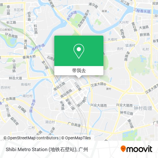 Shibi Metro Station (地铁石壁站)地图